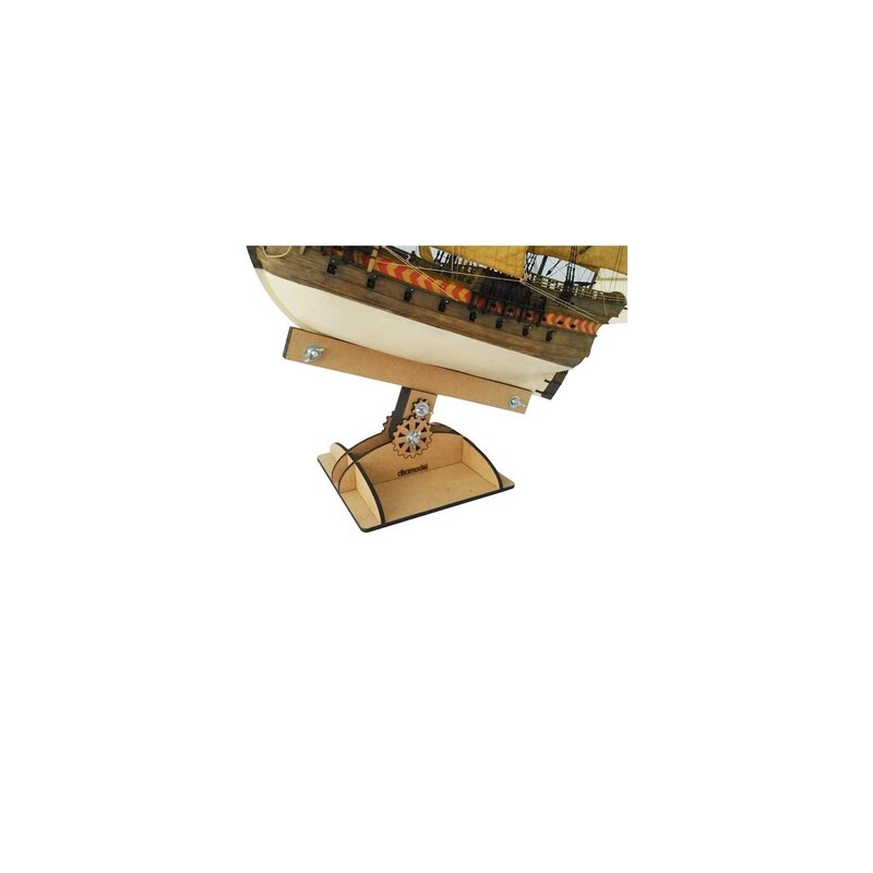 Support de coque de bateau 44019 pour kits de construction en bois de bateau
