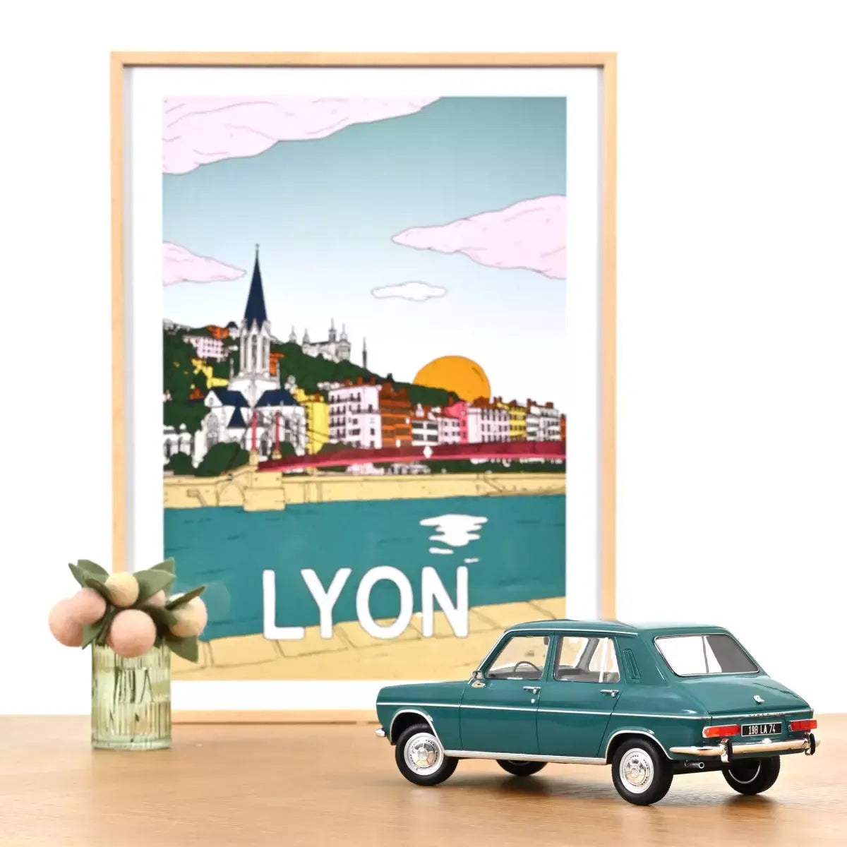 Voiture miniature collection 1/18 Simca 1100 GLS 1968 Vert Borodine Norev 185754