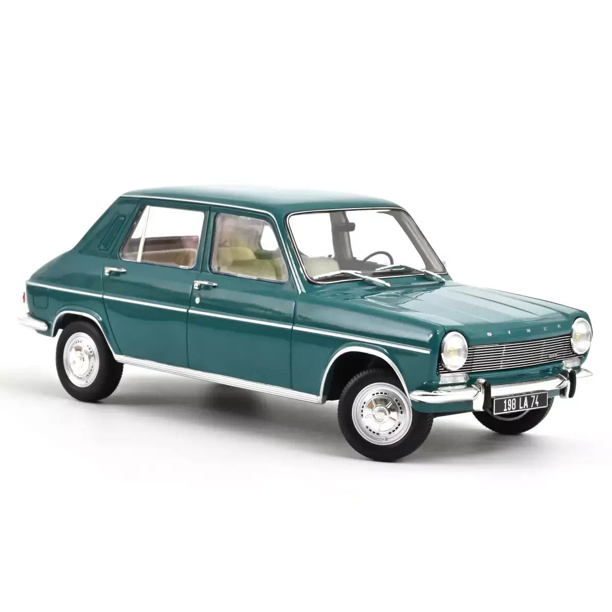 Voiture miniature collection 1/18 Simca 1100 GLS 1968 Vert Borodine Norev 185754