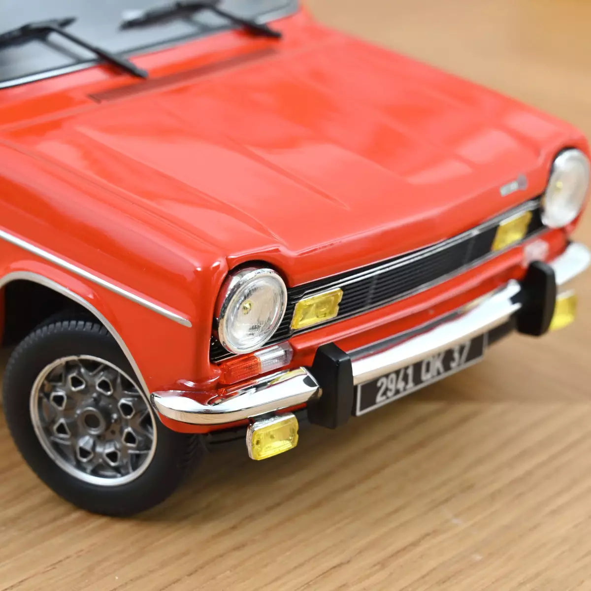 Voiture miniature collection 1/18 Simca 1100 TI 1974 Rouge Sumatra Norev 185755