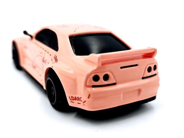 Pocket Racer Skyline rose avec télécommande 1/64 - PR-X3-pi