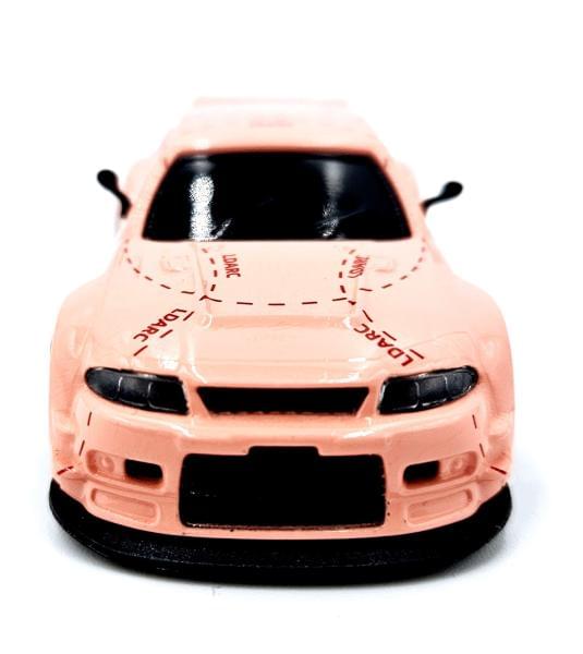 Pocket Racer Skyline rose avec télécommande 1/64 - PR-X3-pi