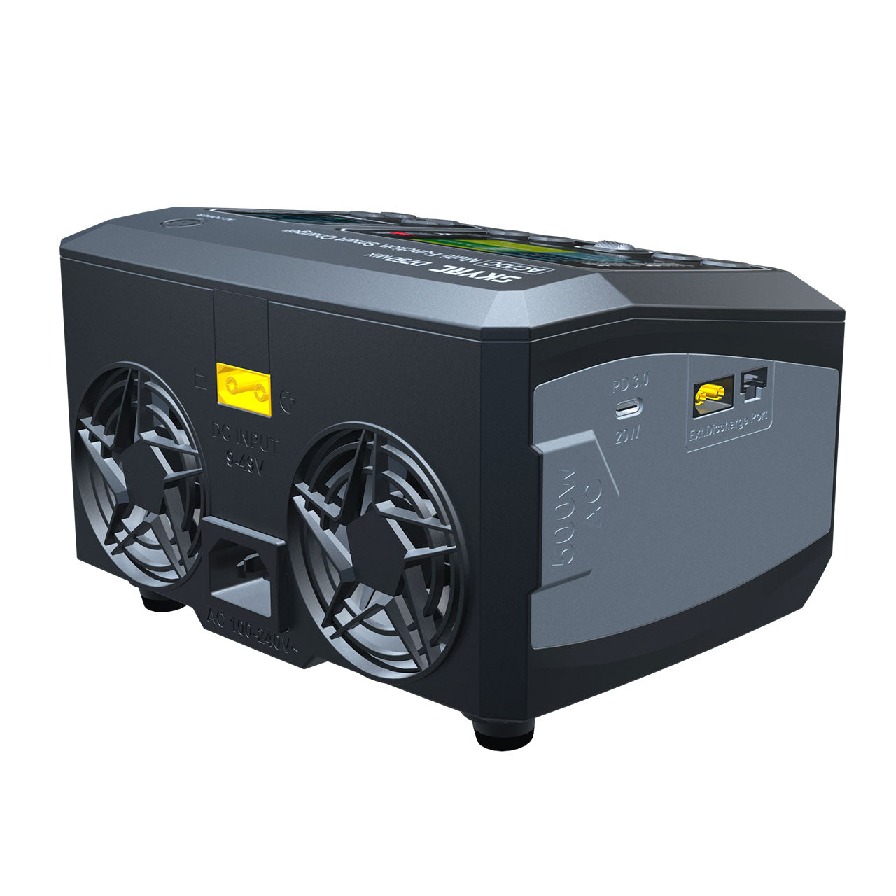 Chargeur SkyRC D750 MIX LiPo 1-8s 32A 500W AC - SK100201-01 - Breizh Modélisme.