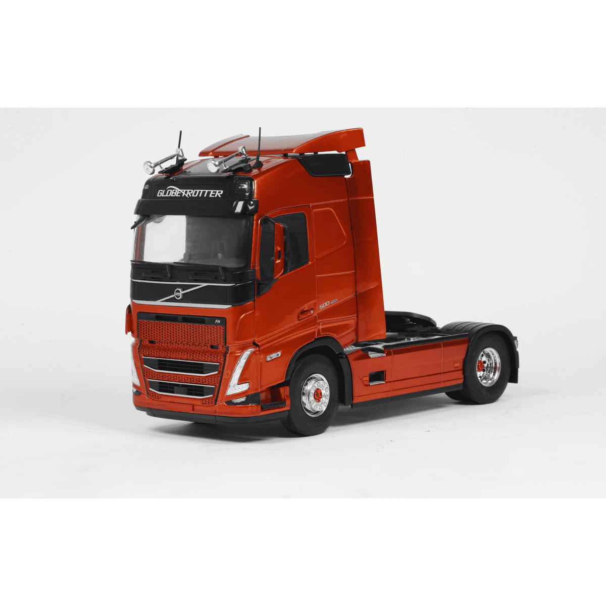 Solido S2400108 Voiture miniature collection 1/24 Volvo FH Globetrotter XL rouge métallique 2023 - Breizh Modélisme.