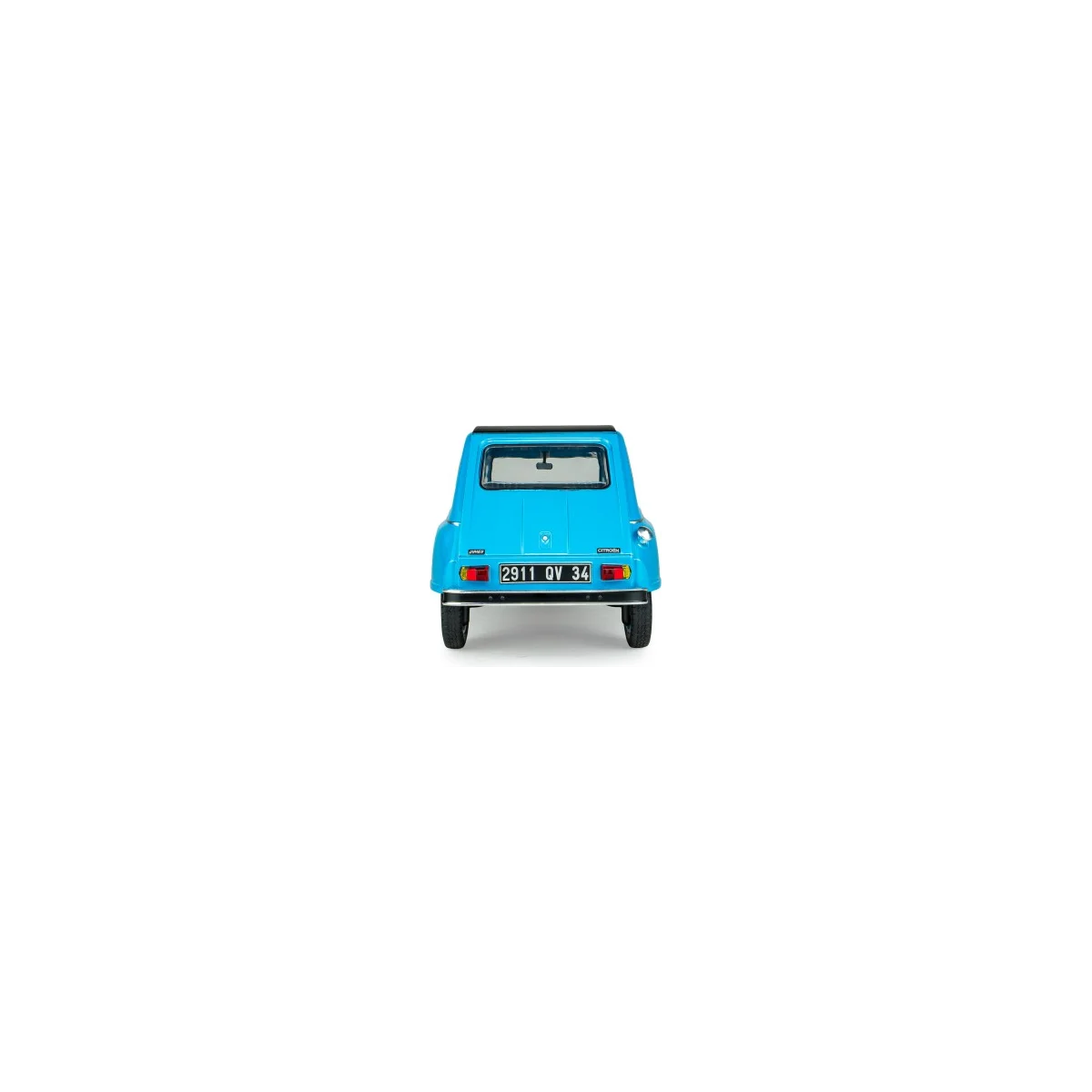 Solido S1800309 Voiture miniature collection 1/18 Citroen dyane 6 Bleu Lagune 1974