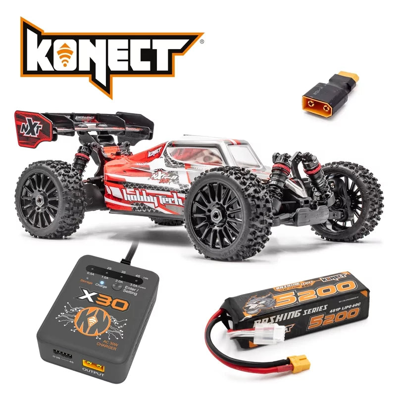 Hobbytech Spirit NXT EVO RR Brushless RTR rouge Pack Version - Breizh Modélisme.
