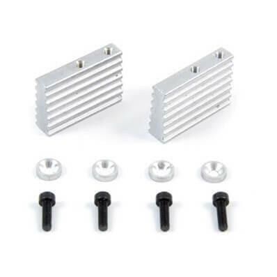 2 Supports moteur Pirate + visserie - T2M T4900/49 - Breizh Modélisme.