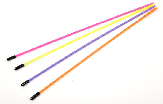 4 Tubes antennes de 4 couleurs - T422510 - Breizh Modélisme.
