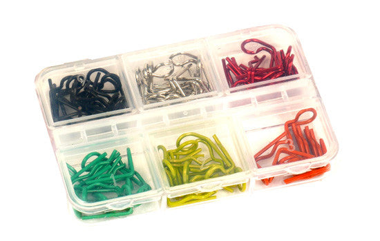 Boite de set Clips de Carrosserie (60 pcs) - T422560 - Breizh Modélisme.