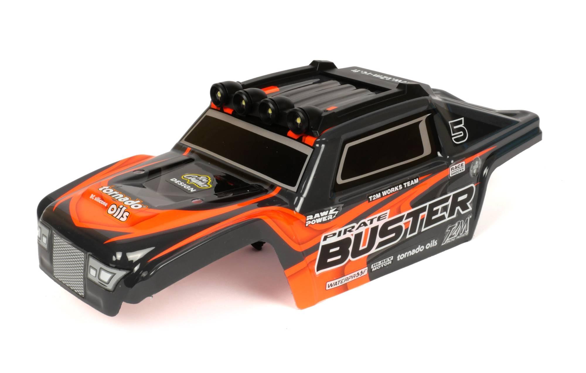 Carrosserie orange avec led - T4965/62OK - Breizh Modélisme.