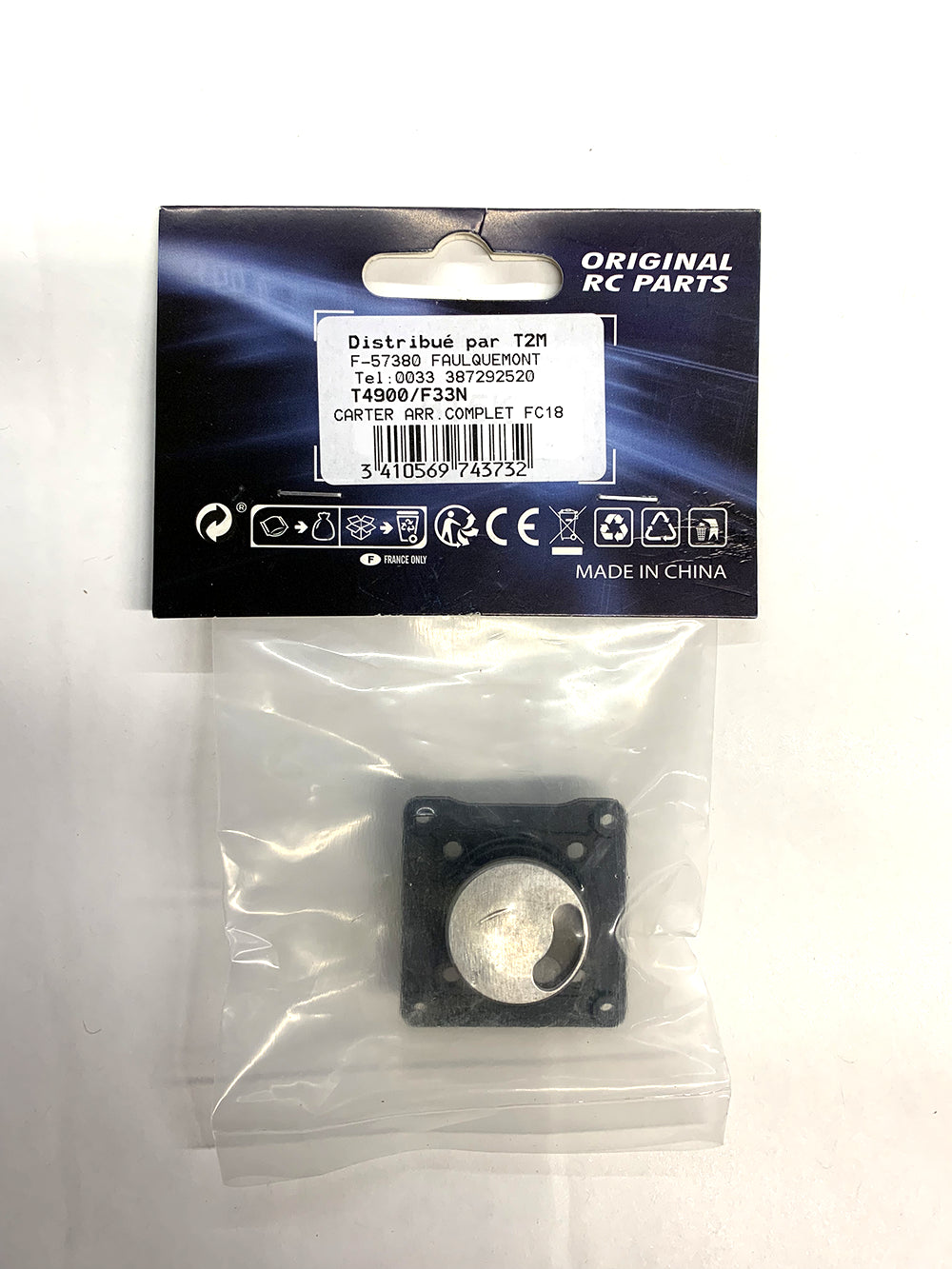 Carter arrière complet - T4900/F33N - Breizh Modélisme.