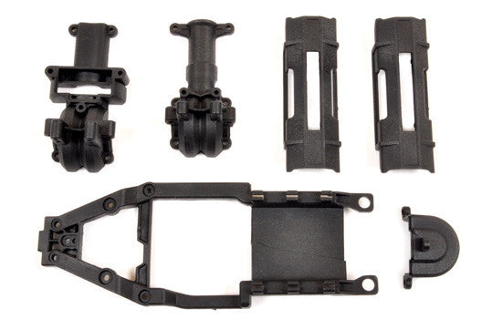 Châssis sup. + couvercle batterie - T2M T4933/02N - Breizh Modélisme.