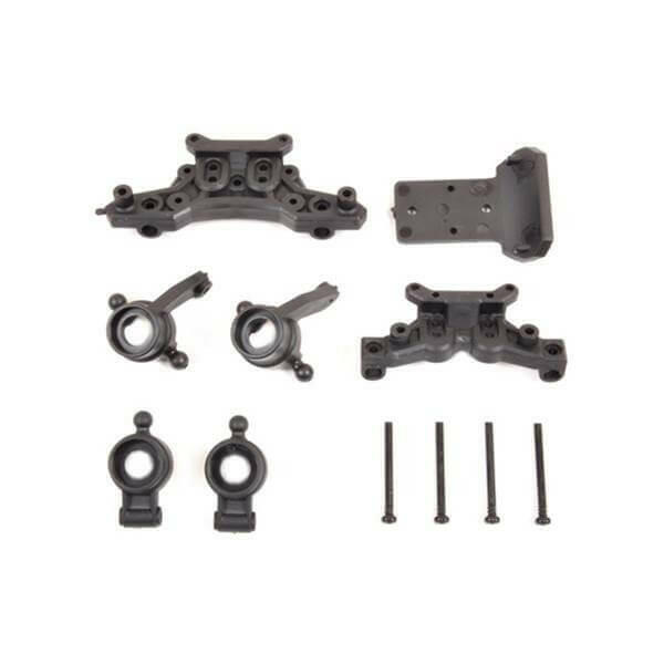 Fusées de roues + support amort - T2M T4933/06 - Breizh Modélisme.