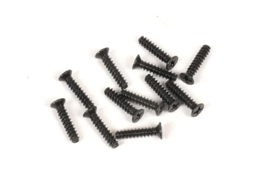 Lot de vis tête fraisée 2,6x12mm T2M Buster T4965/49 - Breizh Modélisme.