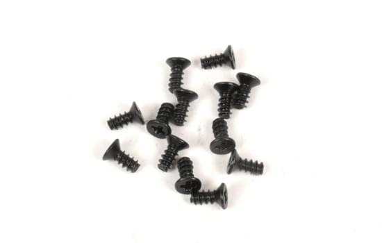 Lot de vis tête fraisée 2,6x6mm T2M Buster T4965/47 - Breizh Modélisme.