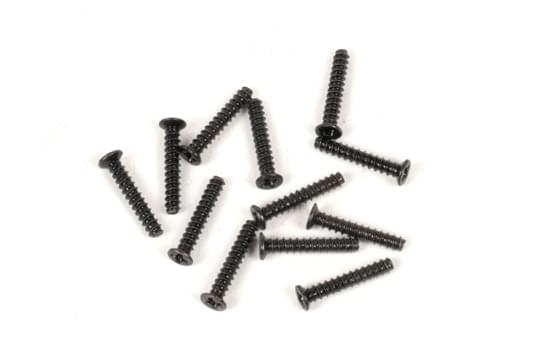 Lot de vis tête fraisée 2x12mm T2M Buster T4965/55 - Breizh Modélisme.