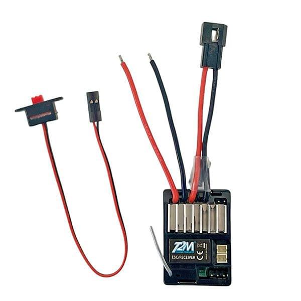 Module récepteur/variateur (convient pour servo 3 fils) - T2M T4933/32N - Breizh Modélisme.