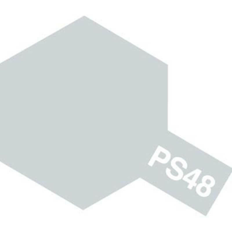 Peinture Lexan PS-48 argent metal - Tamiya 86048 - Breizh Modélisme.