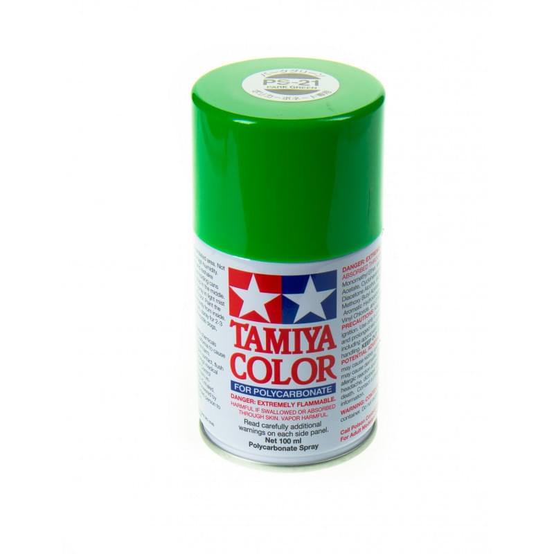 Peinture Lexan PS21 Vert Pré - Tamiya 86021 - Breizh Modélisme.