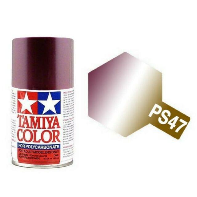 Peinture Lexan PS47 Mimétique Or/rose - Tamiya 86047 - Breizh Modélisme.