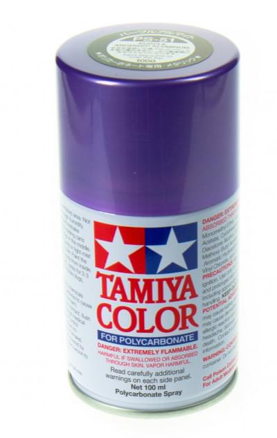 Peinture Lexan PS51 alu violet anodise - Tamiya 86051 - Breizh Modélisme.