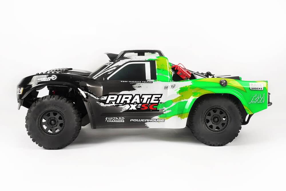 T2M Pirate X-SC Short Course Brushless RTR T4978 vert - Breizh Modélisme.