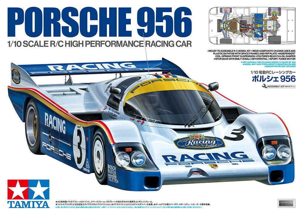 Tamiya Porsche 956 - 47508 - Breizh Modélisme.
