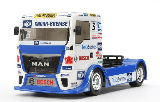 Camion RC MAN TGS Team Hahn Racing - Tamiya 58632 - Breizh Modélisme.