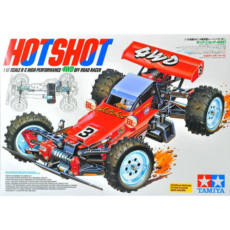 Tamiya Hotshot (2007) / 58391 Kit à monter - Breizh Modélisme.