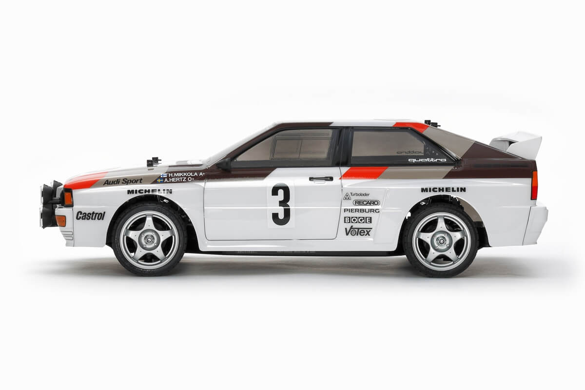 Tamiya TT02 Kit à monter Voiture Audi Quattro Rallye A2 / 58667 - Breizh Modélisme.