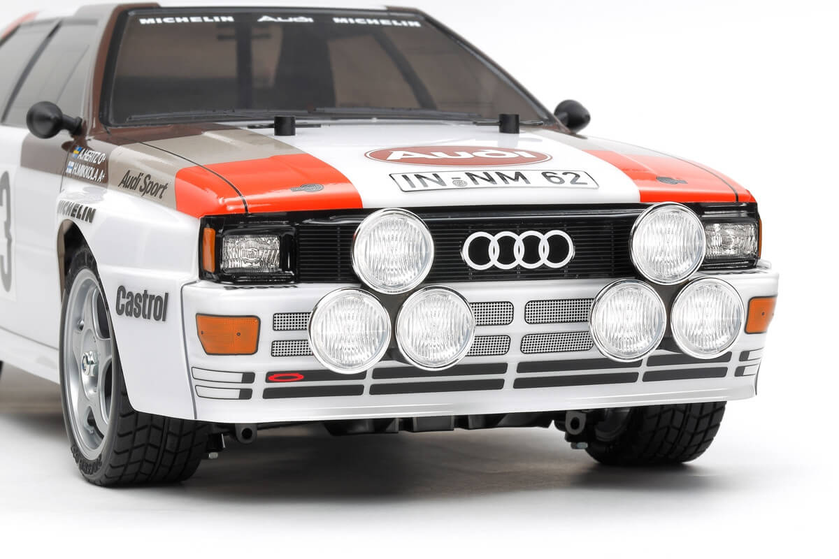 Tamiya TT02 Kit à monter Voiture Audi Quattro Rallye A2 / 58667 - Breizh Modélisme.