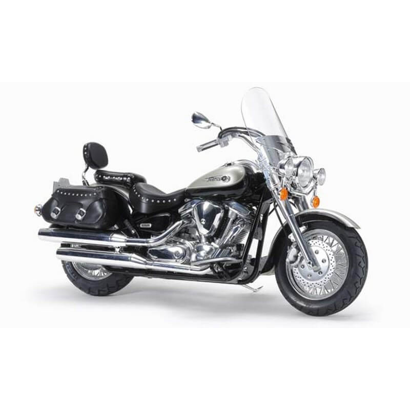 Coffret Yamaha XV1600 Road Star Custom - 1/35 - Tamiya 14135 - Breizh Modélisme.