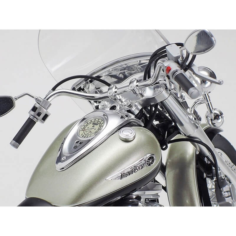 Coffret Yamaha XV1600 Road Star Custom - 1/35 - Tamiya 14135 - Breizh Modélisme.