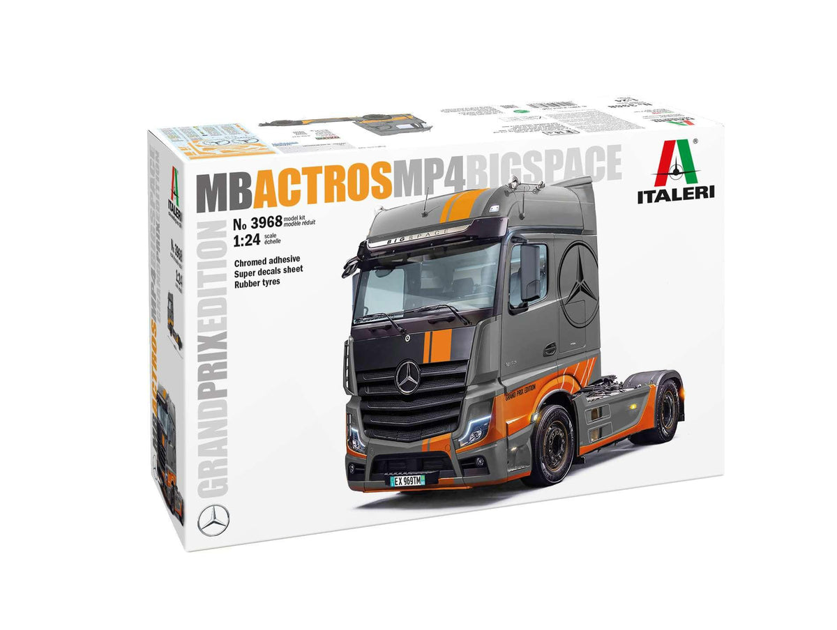 Maquette camion MB Actros MP4 Big Space Grand prix 1/24 - I3968 - Breizh Modélisme.
