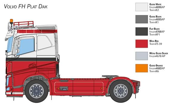 Maquette camion Volvo FH - I3962 - Breizh Modélisme.