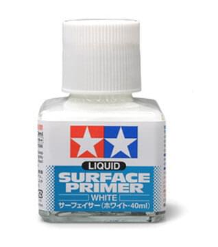 Maquette finition Apprêt liquide blanc - Tamiya 87096 - - Breizh Modélisme.