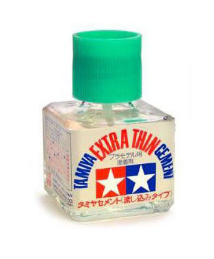 Maquette finition Colle extra-fluide 40ml - Tamiya 87038 - - Breizh Modélisme.