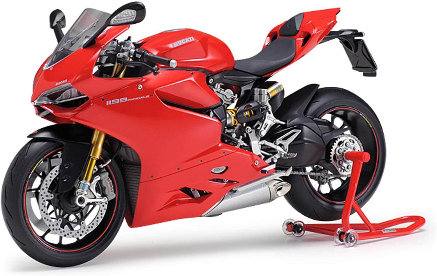 Maquette moto Ducati 1199 Panigale S - Tamiya 14129 - 1/12 - Breizh Modélisme.