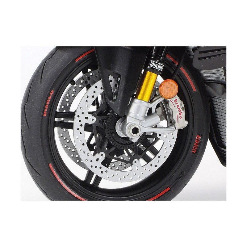 Maquette moto Ducati Superleggera V4 - Tamiya 14140 - 1/12 - Breizh Modélisme.
