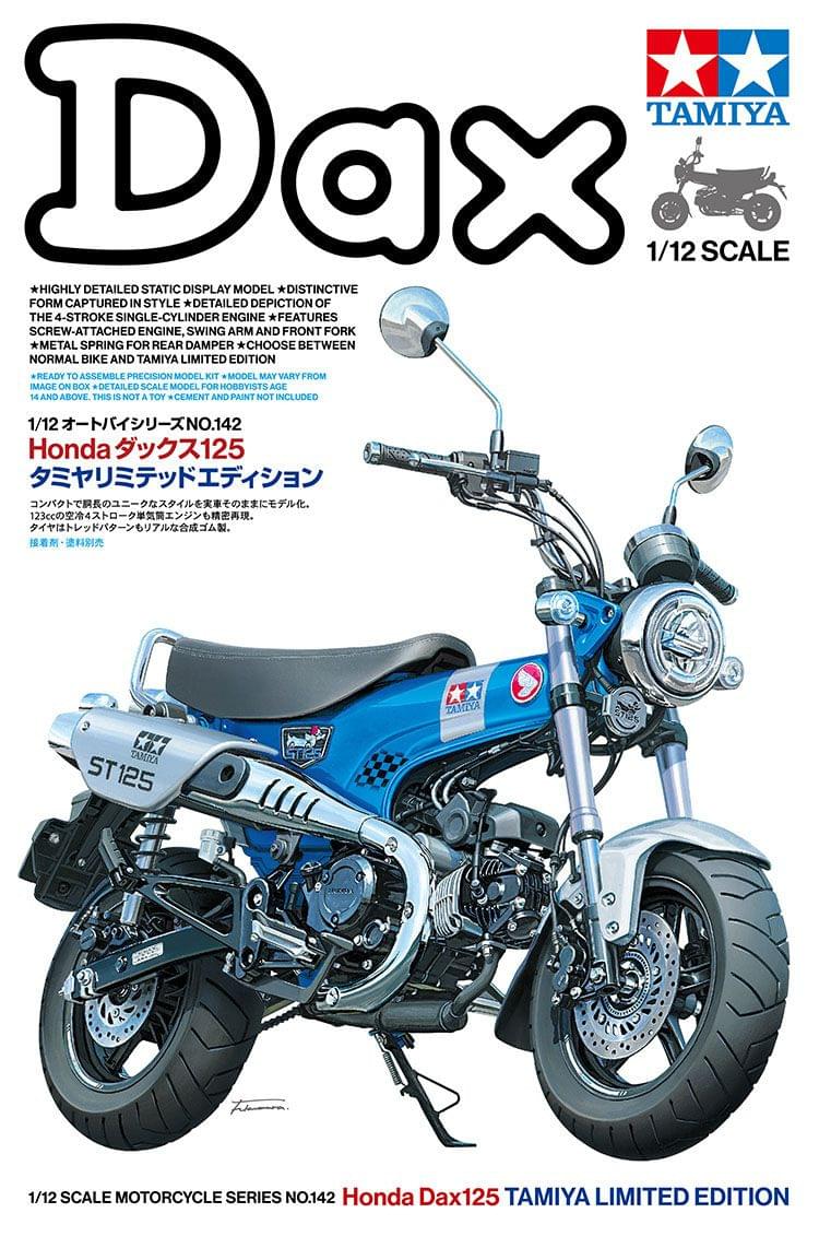 Maquette moto Honda Dax 125 1/12 - 14142 - Breizh Modélisme.