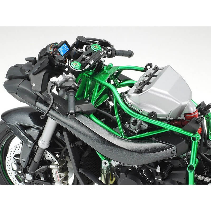Maquette moto Kawasaki Ninja H2 Carbon - Tamiya 14136 - 1/12 - Breizh Modélisme.