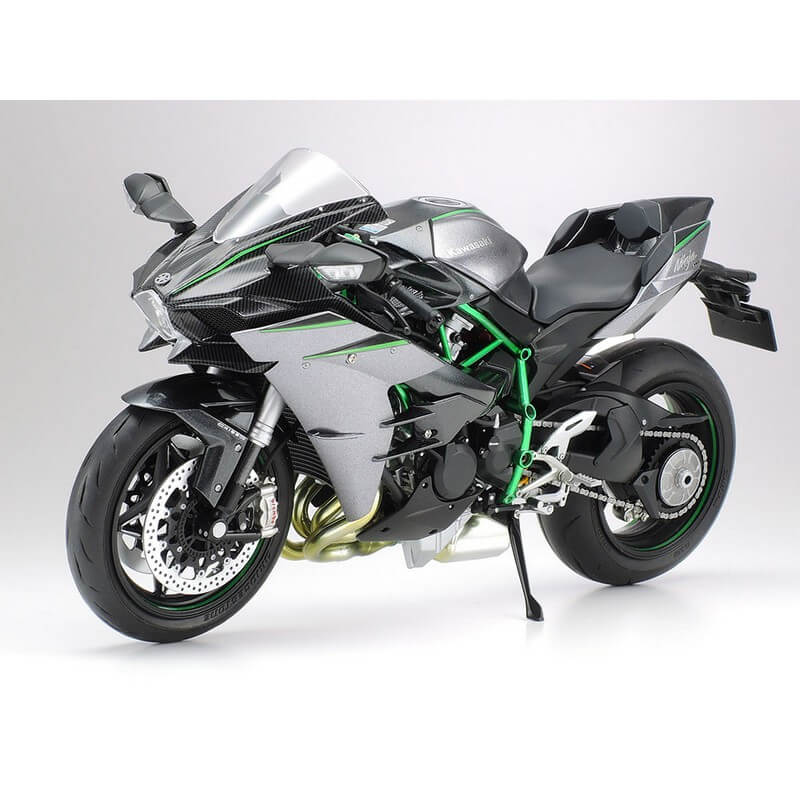 Maquette moto Kawasaki Ninja H2 Carbon - Tamiya 14136 - 1/12 - Breizh Modélisme.