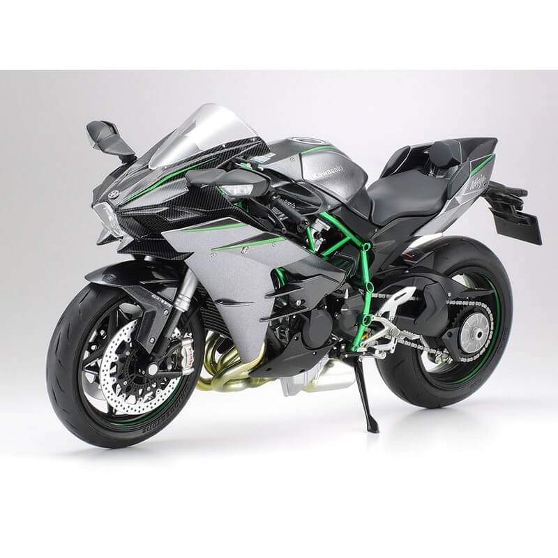 Maquette moto Kawasaki Ninja H2 Carbon - Tamiya 14136 - 1/12 - Breizh Modélisme.
