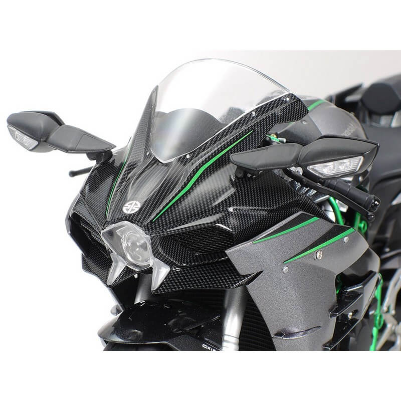 Maquette moto Kawasaki Ninja H2 Carbon - Tamiya 14136 - 1/12 - Breizh Modélisme.
