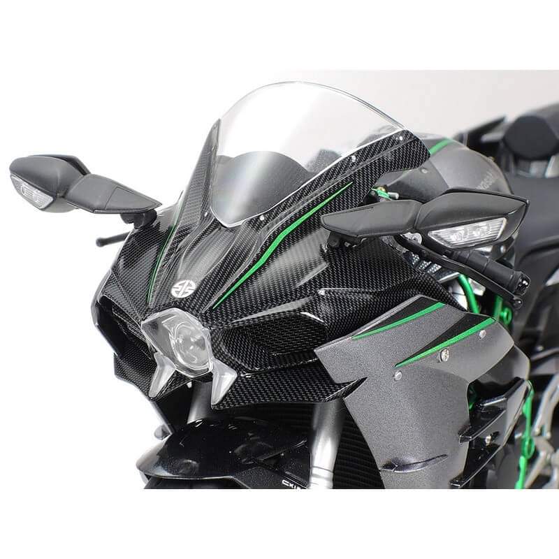 Maquette moto Kawasaki Ninja H2 Carbon - Tamiya 14136 - 1/12 - Breizh Modélisme.