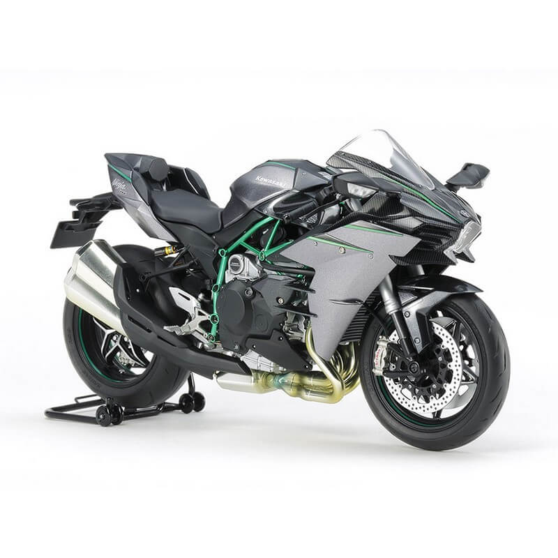 Maquette moto Kawasaki Ninja H2 Carbon - Tamiya 14136 - 1/12 - Breizh Modélisme.