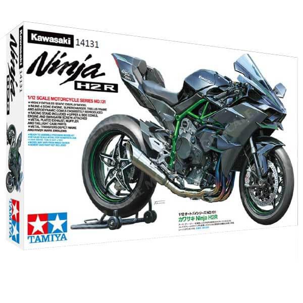 Maquette moto Kawasaki Ninja H2R - Tamiya 14131 - 1/12 - Breizh Modélisme.