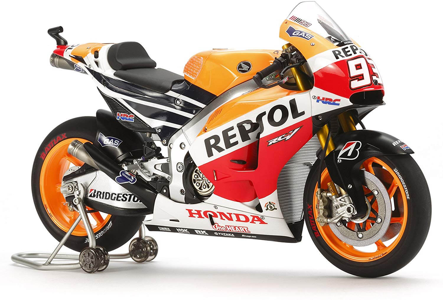 Maquette moto Repsol Honda RC213V 2014 - Tamiya 14130 - 1/12 - Breizh Modélisme.