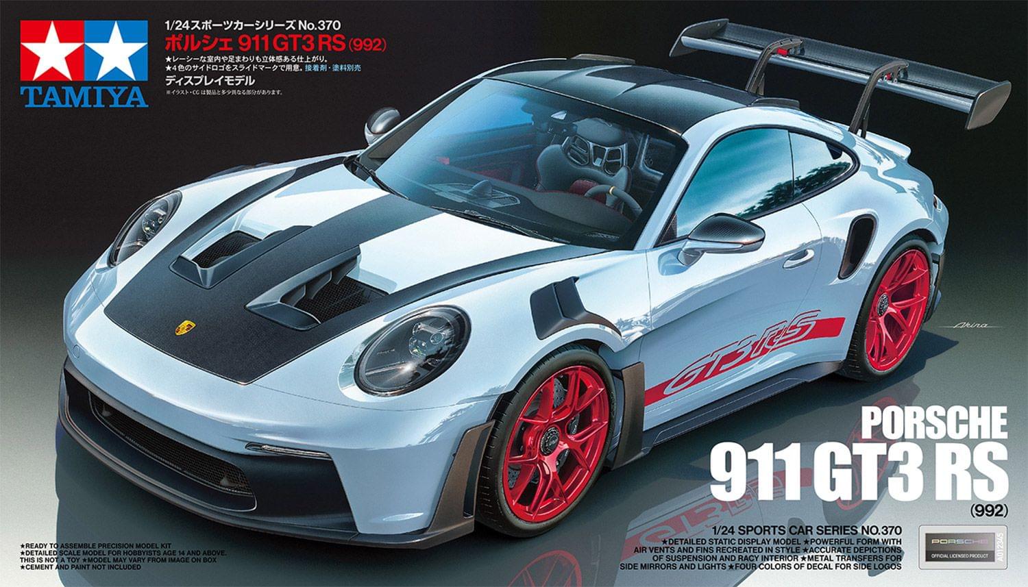 Maquette Tamiya Porsche 911 GT3 RS (992) - 24370 - Breizh Modélisme.