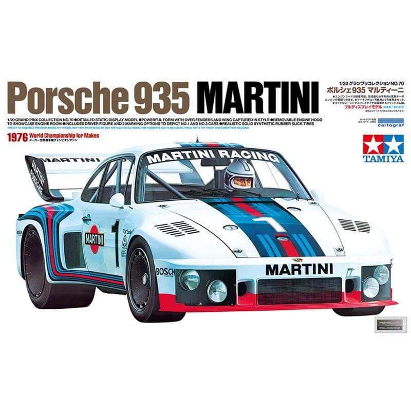Maquette voiture Porsche 935 Martini 1/20 - Tamiya 20070 - Breizh Modélisme.
